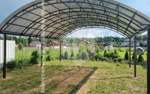 Навес для двух автомобилей пример 7