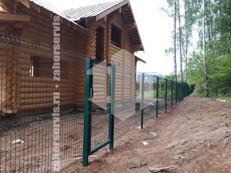 Забор из сетки гиттер 135 метров