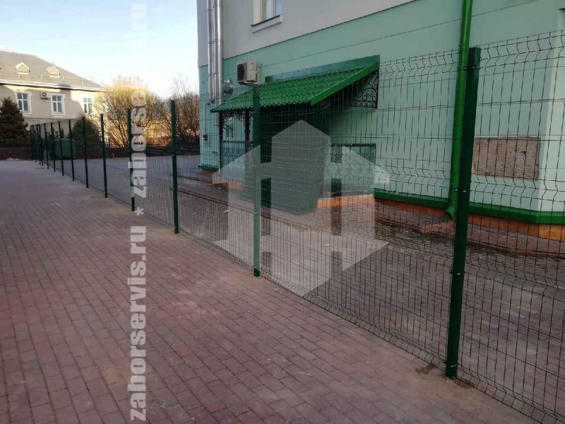 3D забор 110 метров зеленый 4мм