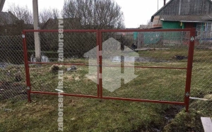 Забор из сетки рабицы в натяг 10 соток