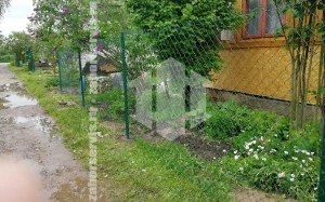 Забор из сетки рабицы в натяг 83 метров
