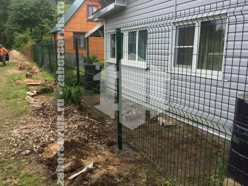 3D заборы для частного дома 97 метров 4мм