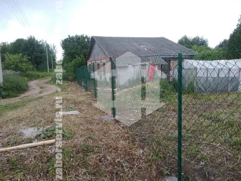 Забор из сетки рабицы с проволокой 91 метр