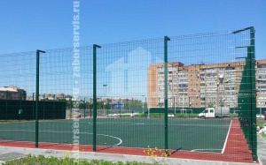 3D заборы для спортивной площадки 12 соток 3,5мм