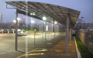 Навес из профильной трубы пример 6