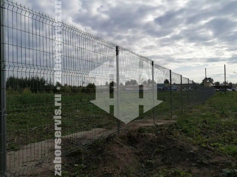 3Д оцинкованный забор 100 метров