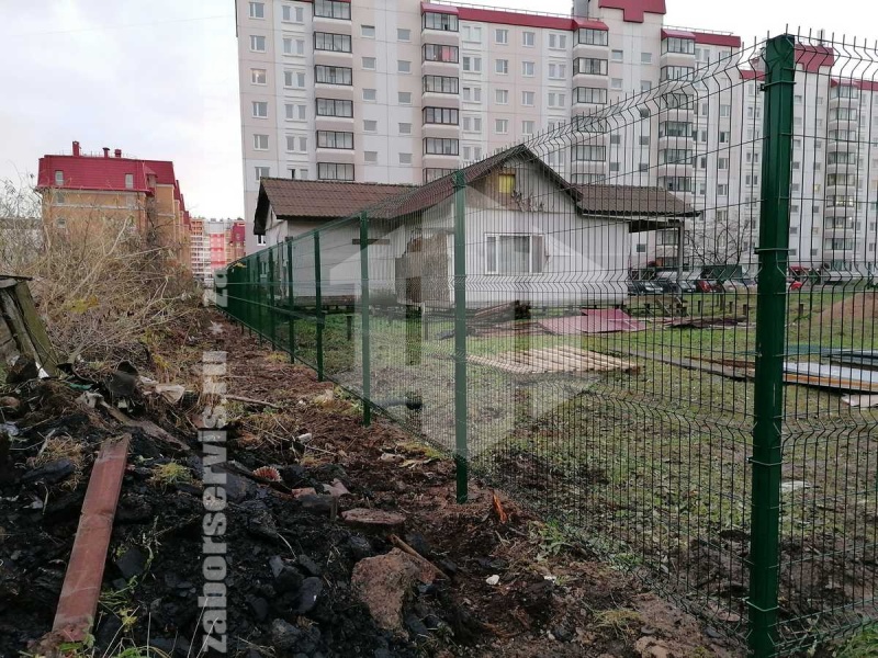 3D забор 126 метров 4мм пример 1