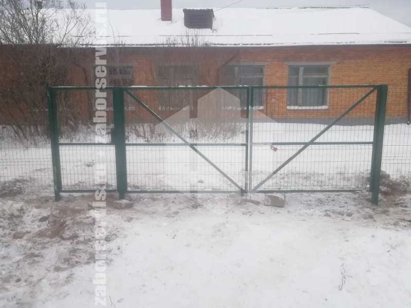 3D забор 126 метров 5мм пример 2 5мм