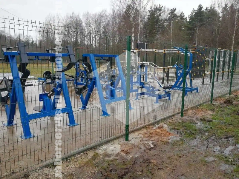 Забор из сварной сетки 55 метров