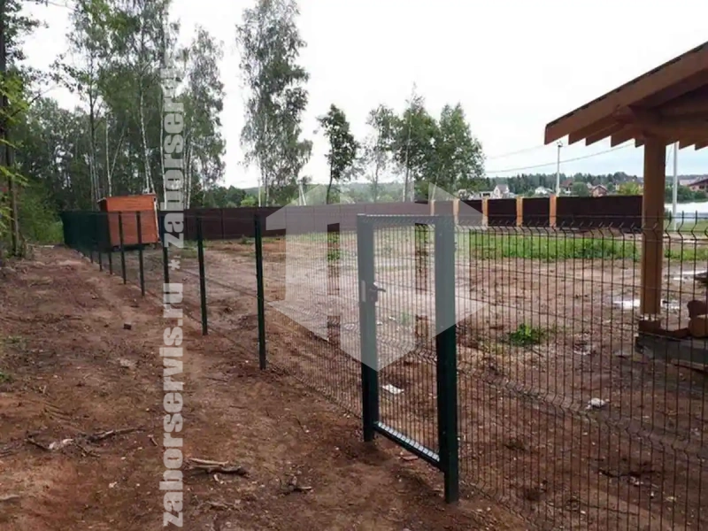 Забор из сетки гиттер 135 метров