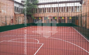 3D заборы зеленый для спортивной площадки 150 метров 4мм