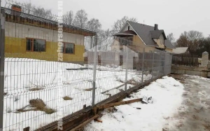 3Д оцинкованный забор 70 метров