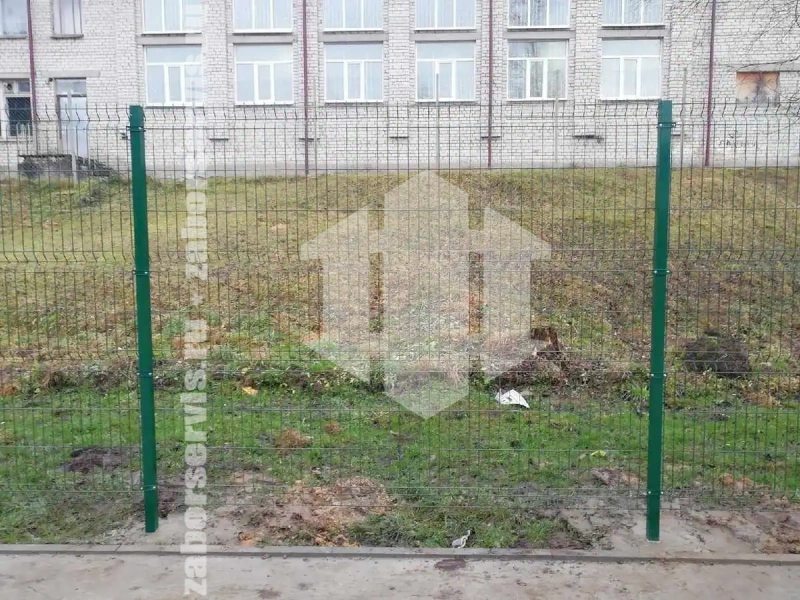 Забор из сварной сетки 55 метров