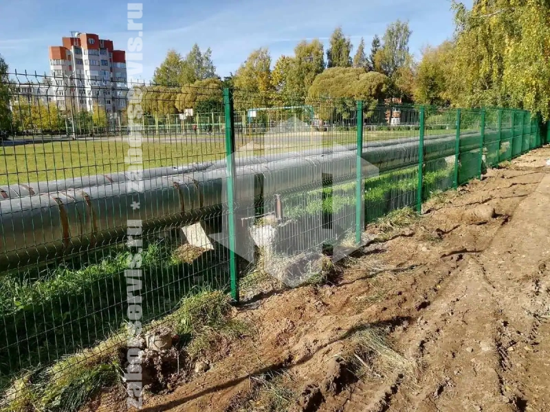 Секционный 3D забор 90 метров